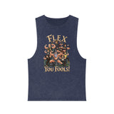 Flex You Fools Stonewash Tank Top