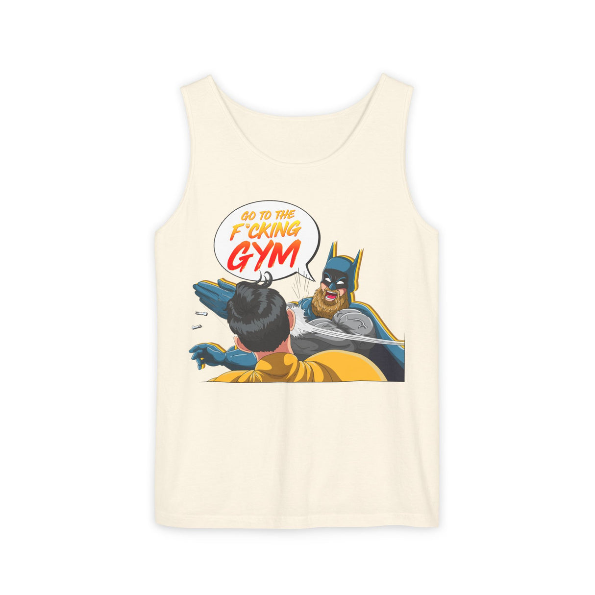 Batman Slapping Robin (Go To The F*cking Gym) Comfort Tank Top