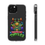 Teenage Mutant Lifting Turtles Clear Case for iPhone