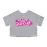 The Gym Is Kenough (Text) Loose Crop Top