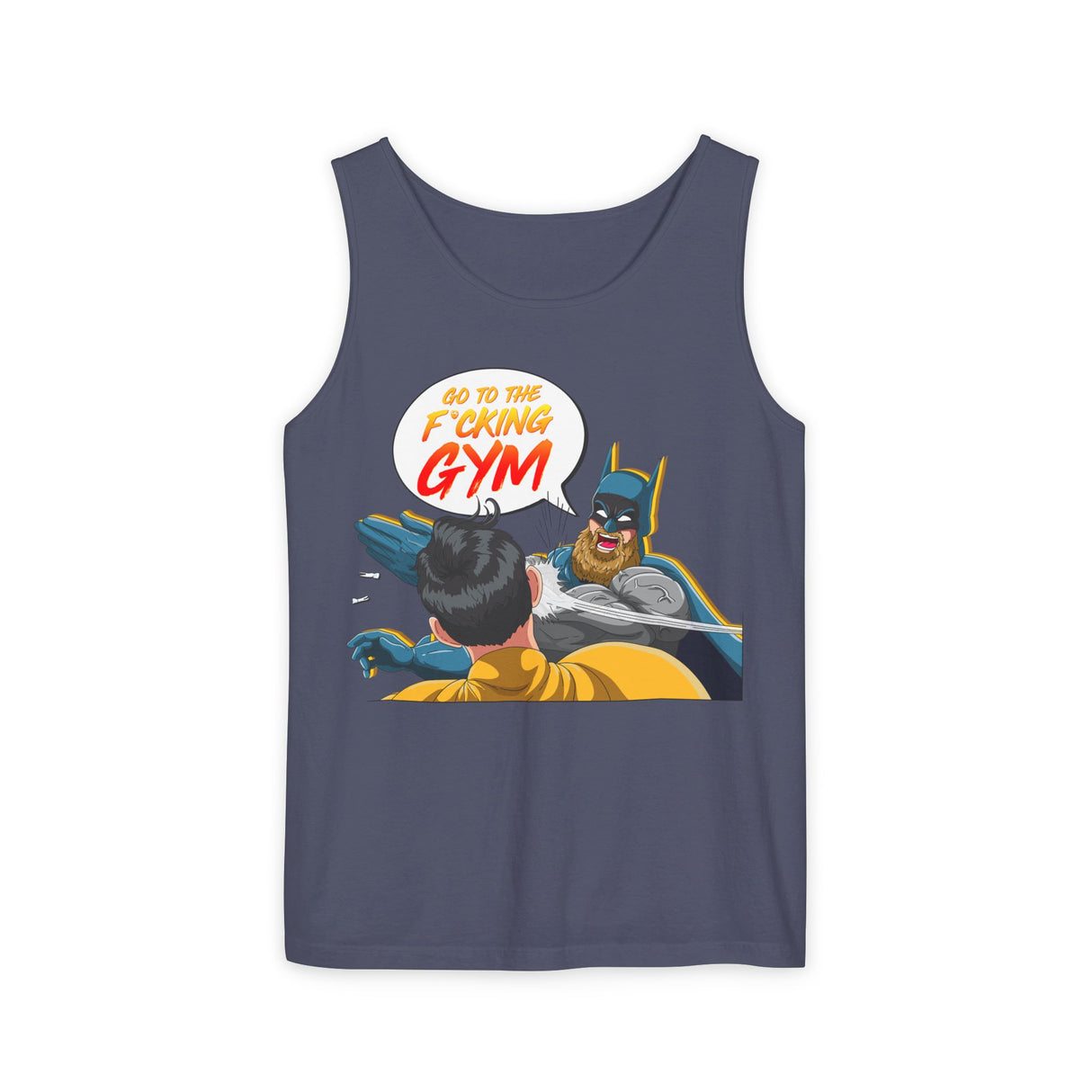 Batman Slapping Robin (Go To The F*cking Gym) Comfort Tank Top