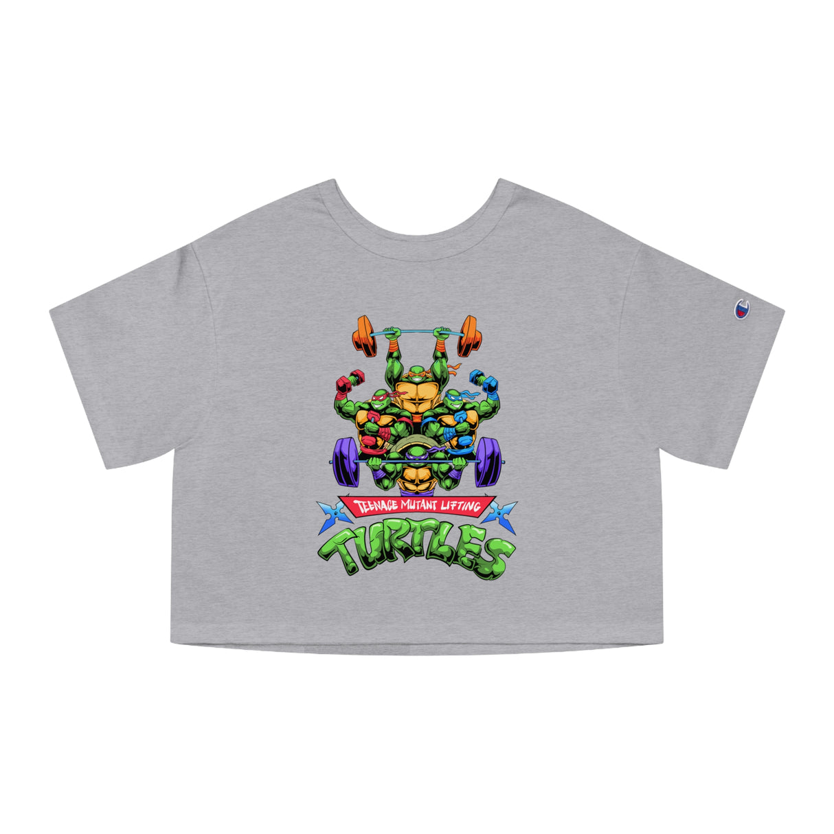 Teenage Mutant Lifting Turtles Loose Crop Top