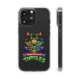 Teenage Mutant Lifting Turtles Clear Case for iPhone