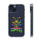 Teenage Mutant Lifting Turtles Clear Case for iPhone