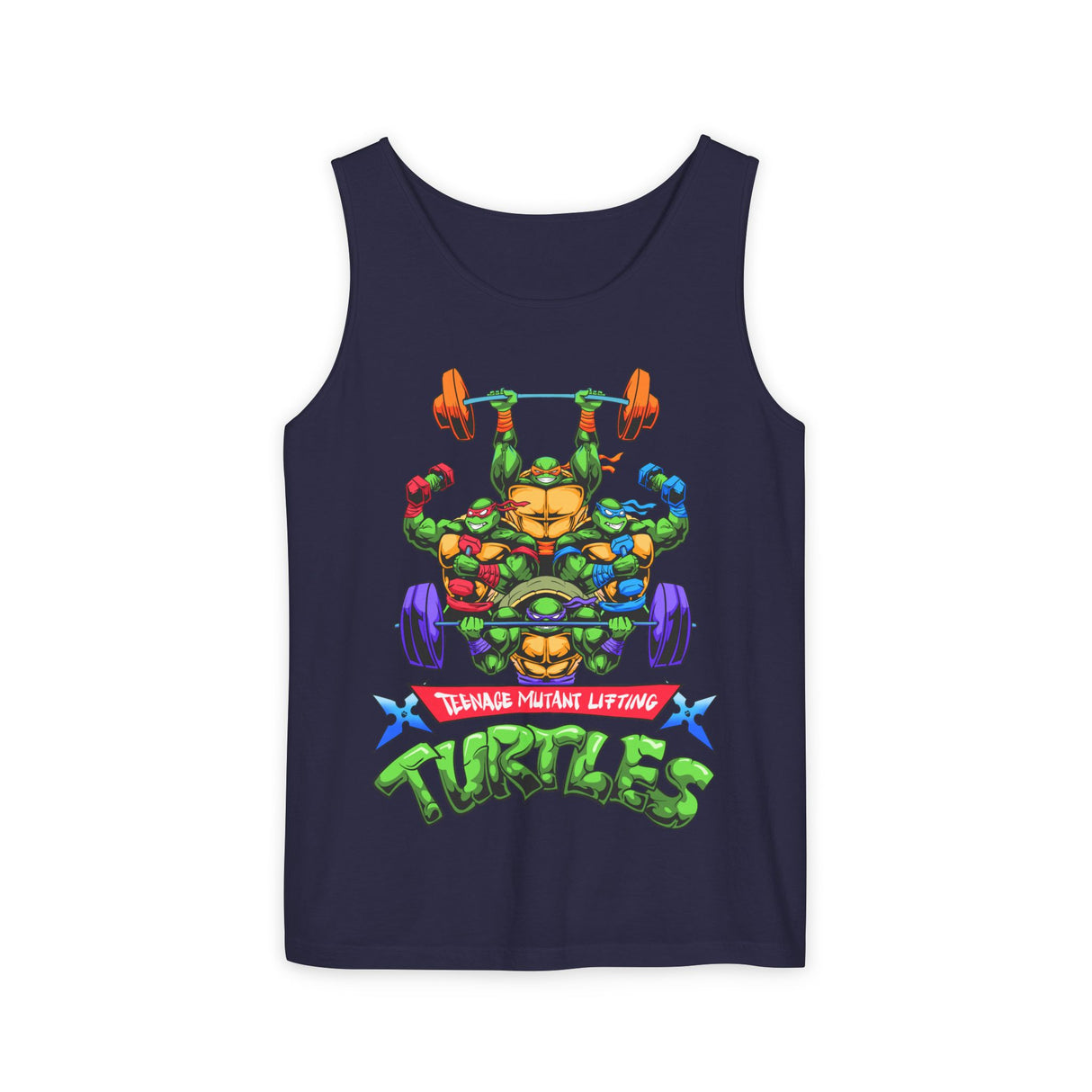 Teenage Mutant Lifting Turtles Comfort Tank Top