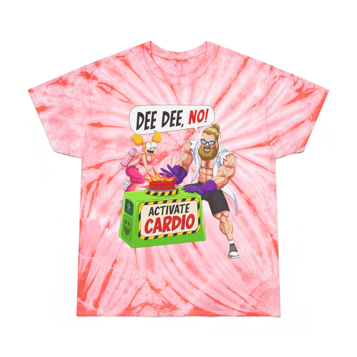 Papa Swolio's Laboratory Tie-Dye T-Shirt