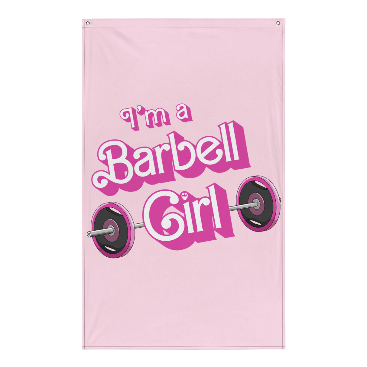 I'm a Barbell Girl Flag