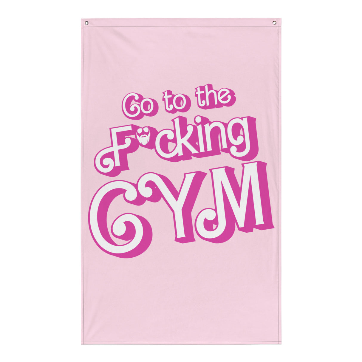 Go To The F*cking Gym (Barbie) Flag