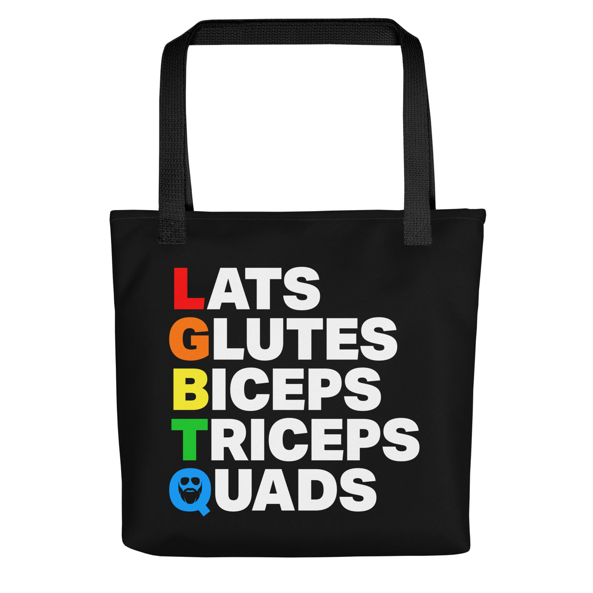 Muscle Alphabet Tote Bag