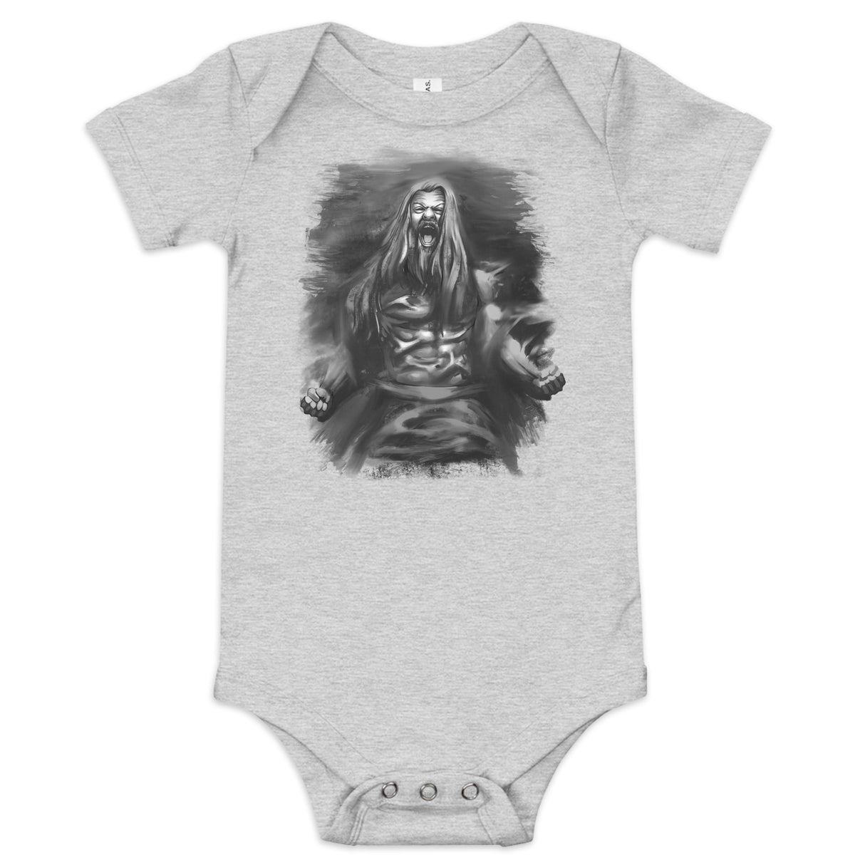 Han Swolio In Carbonite Baby Onesie