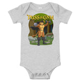 Puss In Gym Baby Onesie