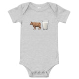 Bull Milk Baby Onesie