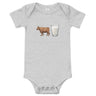 Bull Milk Baby Onesie