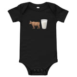 Bull Milk Baby Onesie