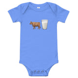 Bull Milk Baby Onesie