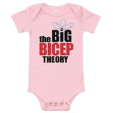 The Big Bicep Theory Baby Onesie