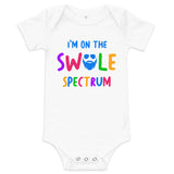 I'm On The Swole Spectrum Baby Onesie