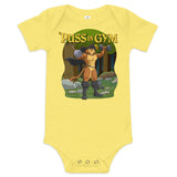 Puss In Gym Baby Onesie