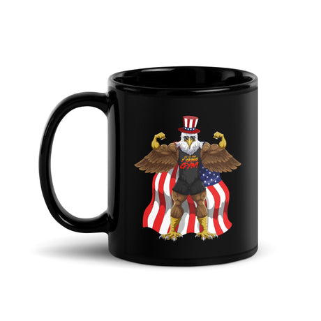 Flexing Bald Eagle Mug