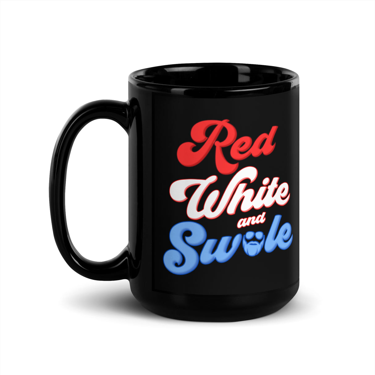 Red, White and Swole (Groovy) Mug