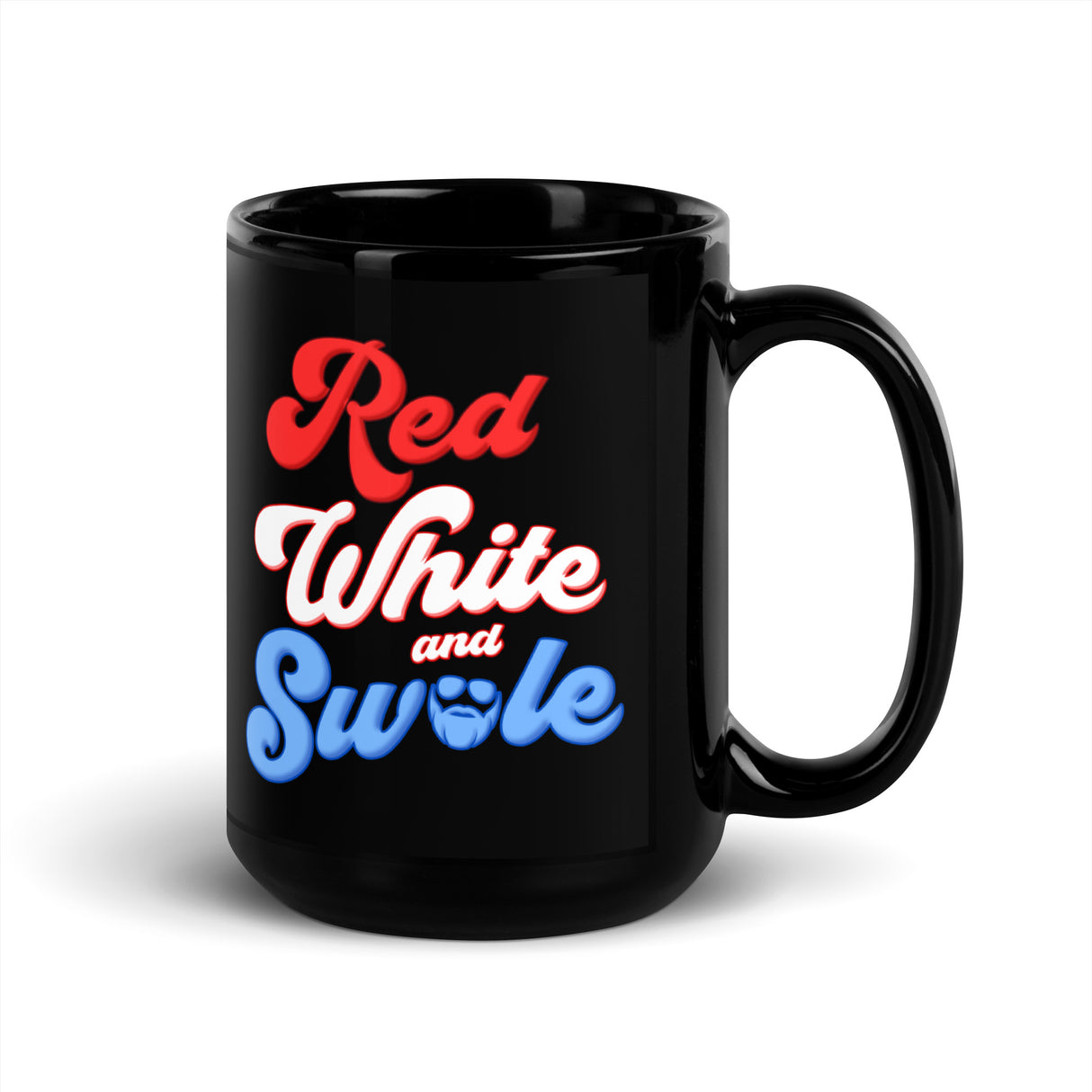 Red, White and Swole (Groovy) Mug