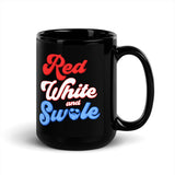 Red, White and Swole (Groovy) Mug