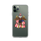 Flexing Bald Eagle Clear Case for iPhone®