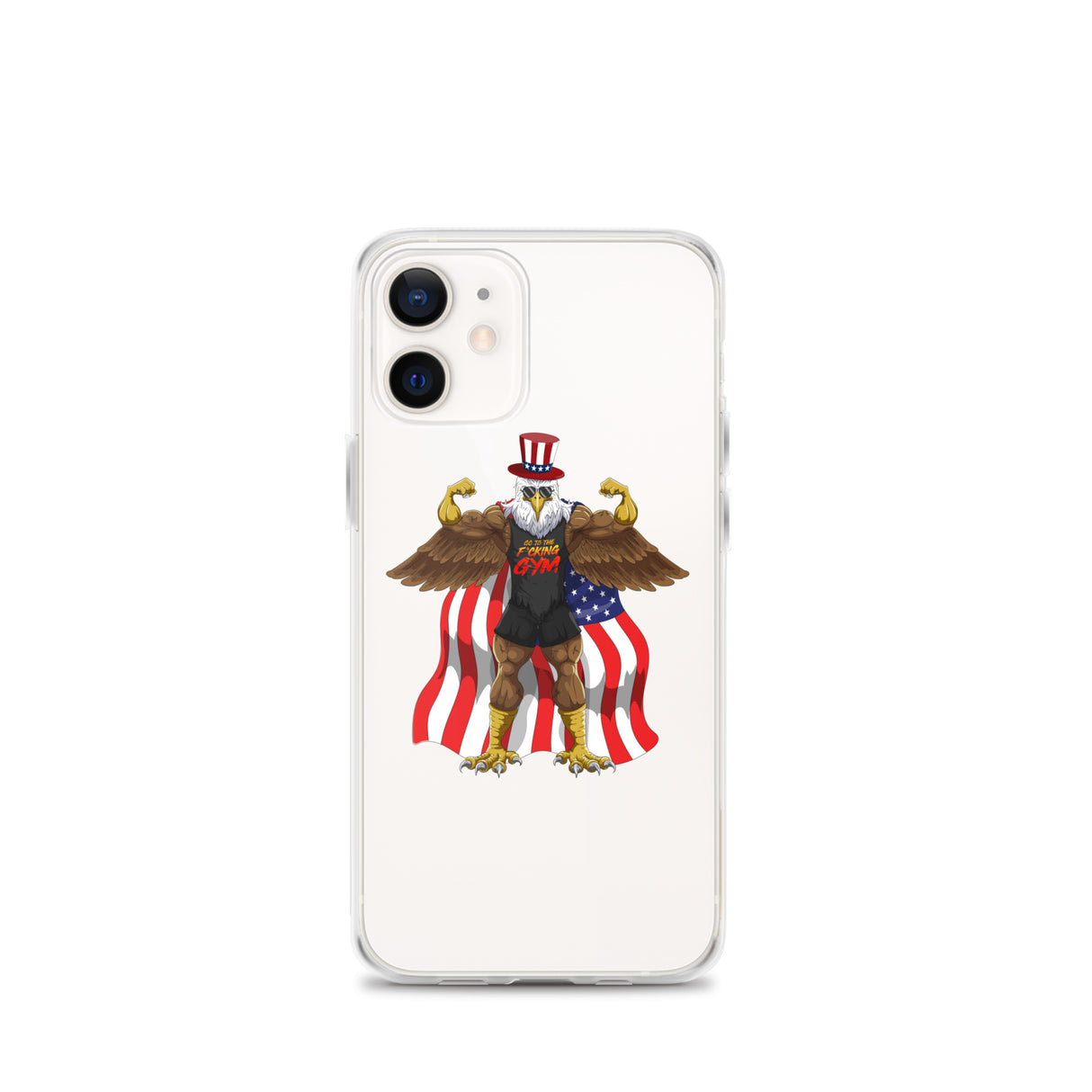 Flexing Bald Eagle Clear Case for iPhone®