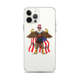 Flexing Bald Eagle Clear Case for iPhone®