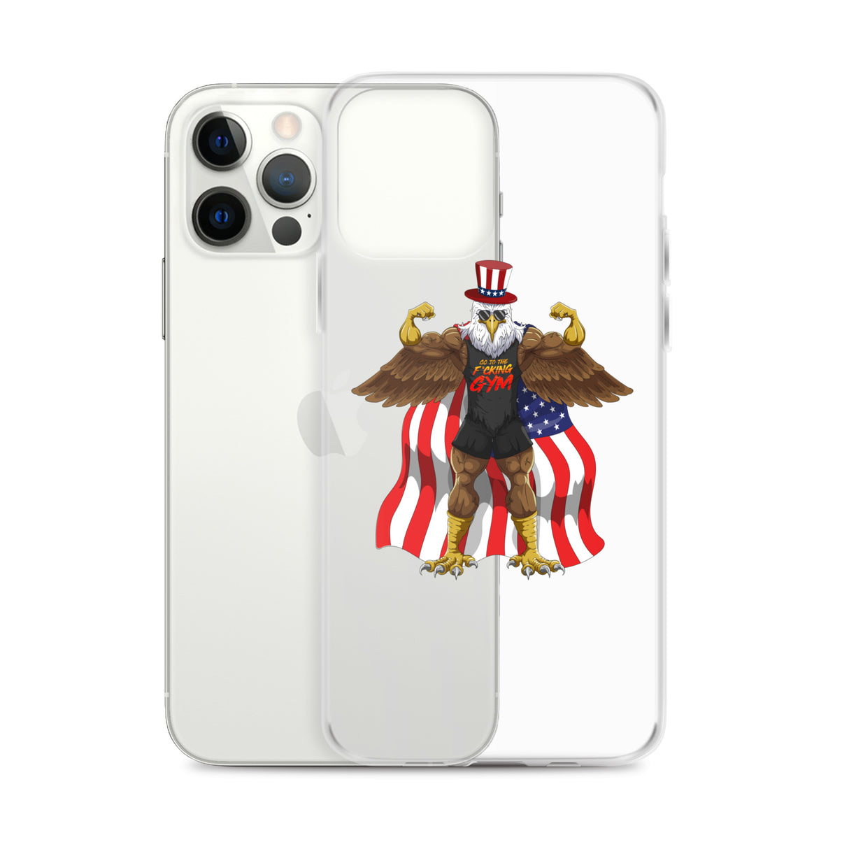 Flexing Bald Eagle Clear Case for iPhone®