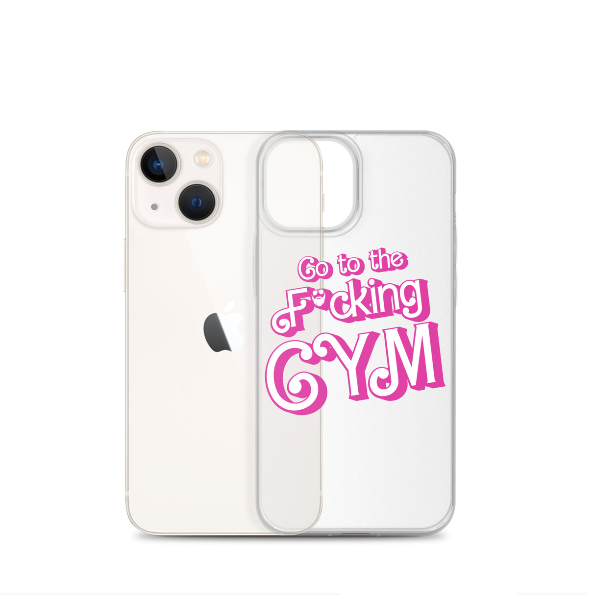 Go To The F*cking Gym (Barbie) Clear Case for iPhone®