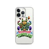 Teenage Mutant Lifting Turtles Clear Case for iPhone