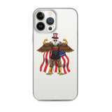 Flexing Bald Eagle Clear Case for iPhone®