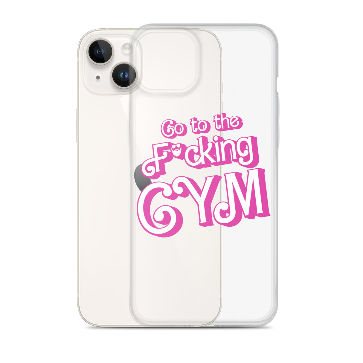 Go To The F*cking Gym (Barbie) Clear Case for iPhone®