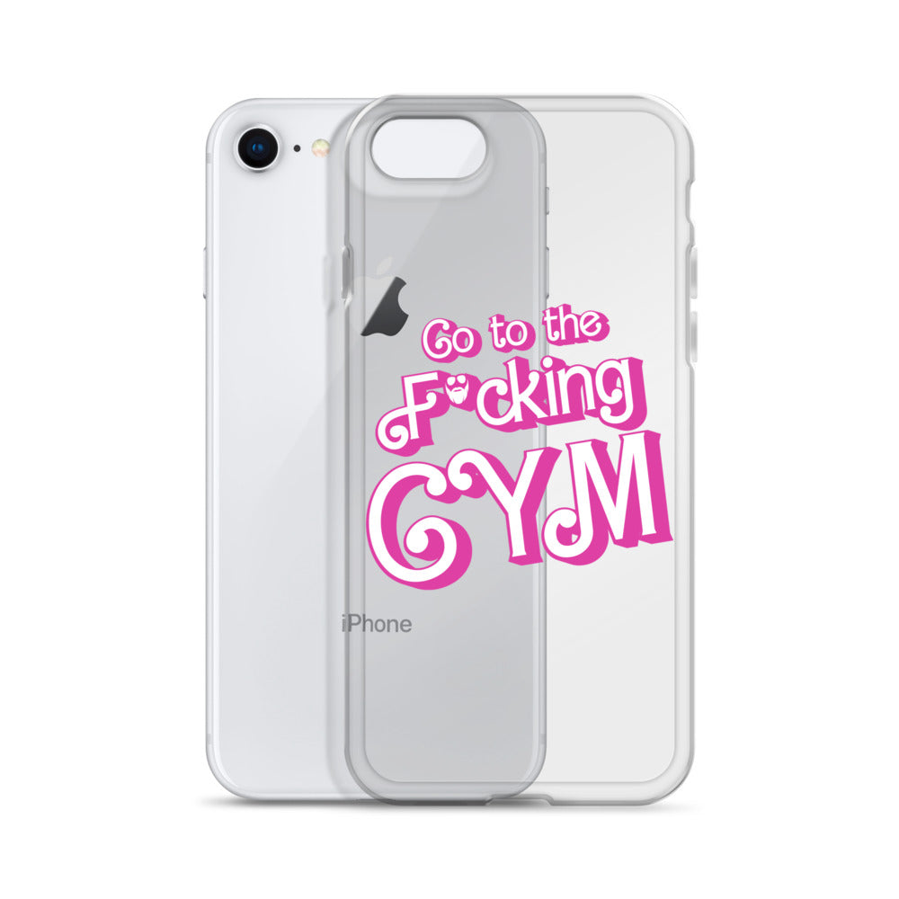 Go To The F*cking Gym (Barbie) Clear Case for iPhone®