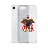 Flexing Bald Eagle Clear Case for iPhone®