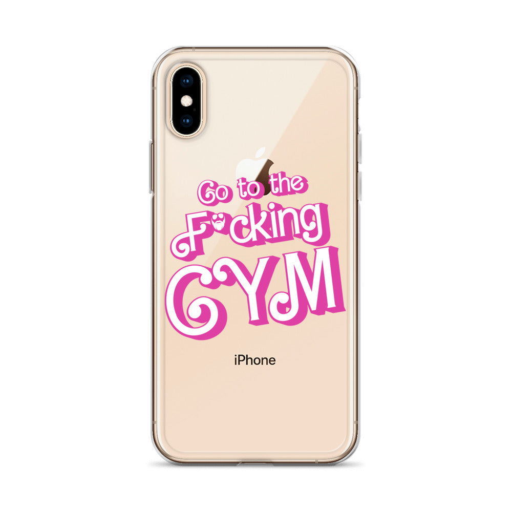 Go To The F*cking Gym (Barbie) Clear Case for iPhone®