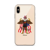 Flexing Bald Eagle Clear Case for iPhone®