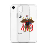 Flexing Bald Eagle Clear Case for iPhone®