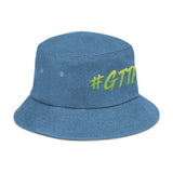 GTTFG Green Denim Bucket Hat