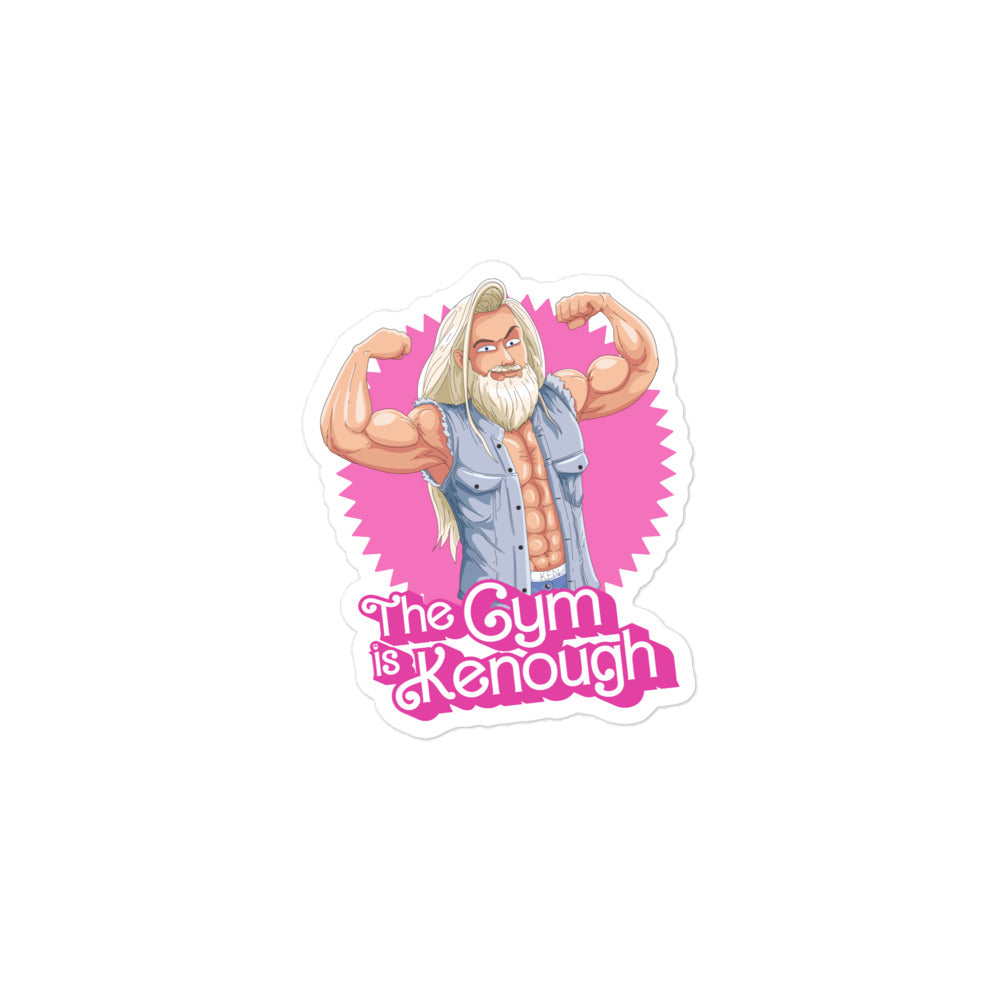 The Gym Is Kenough (Image) Sticker