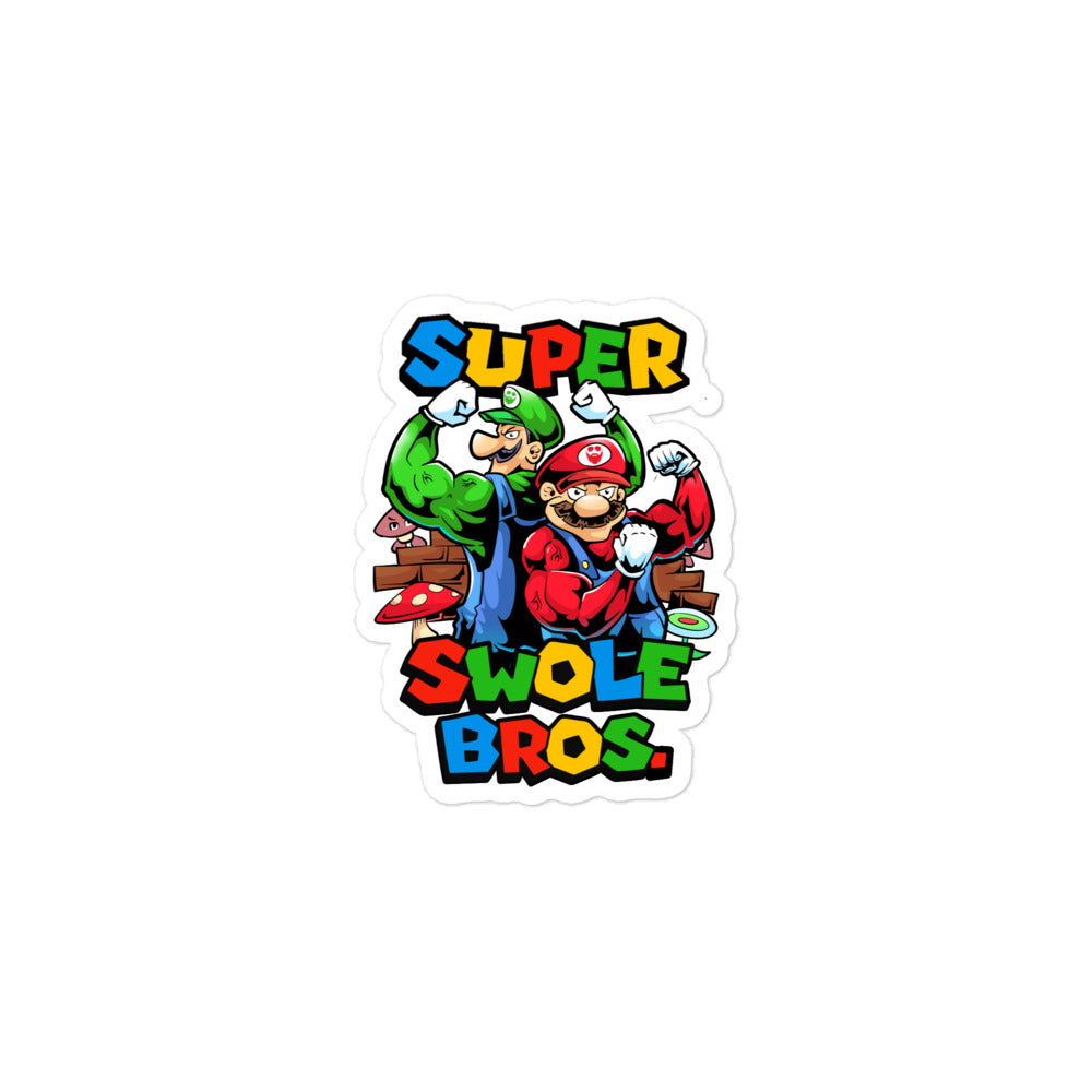 Super Swole Bros Sticker