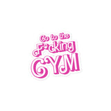 Go To The F*cking Gym (Barbie) Sticker