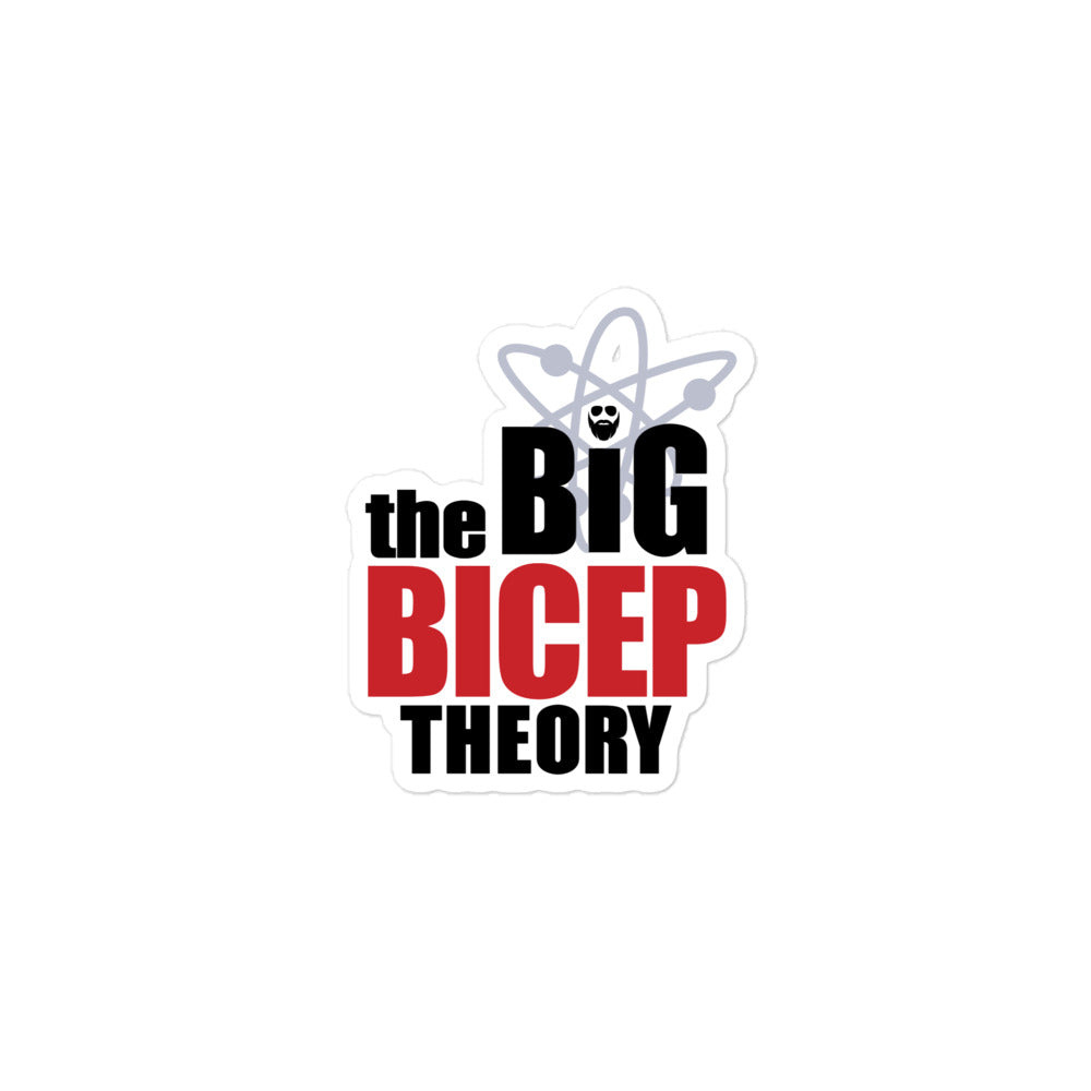 The Big Bicep Theory Sticker