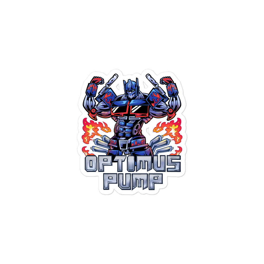 Optimus Pump Sticker