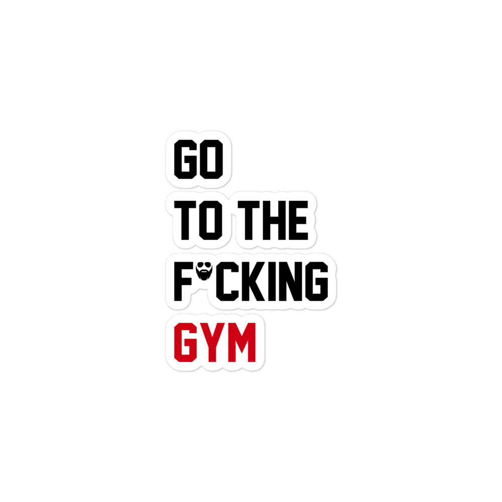 Go To The F*cking Gym (Taylor Swift Style) Sticker