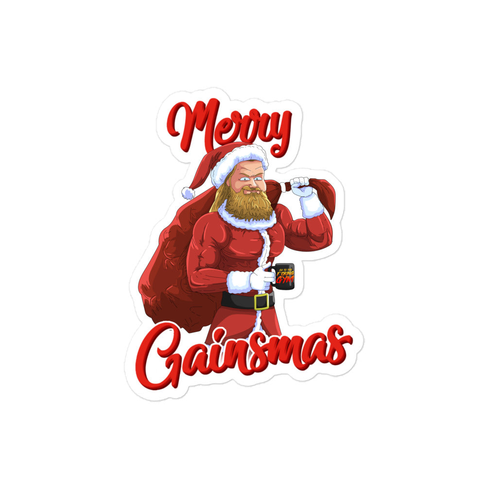 Merry Gainsmas Sticker