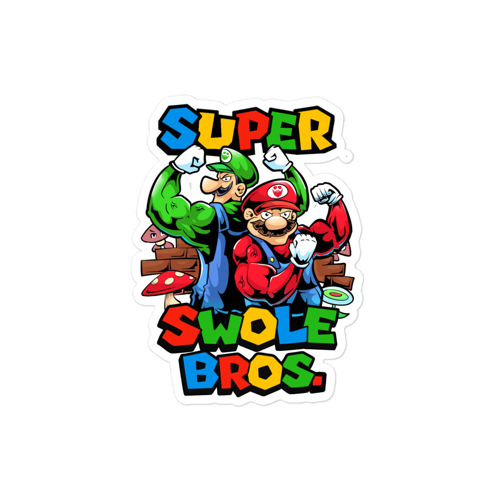 Super Swole Bros Sticker