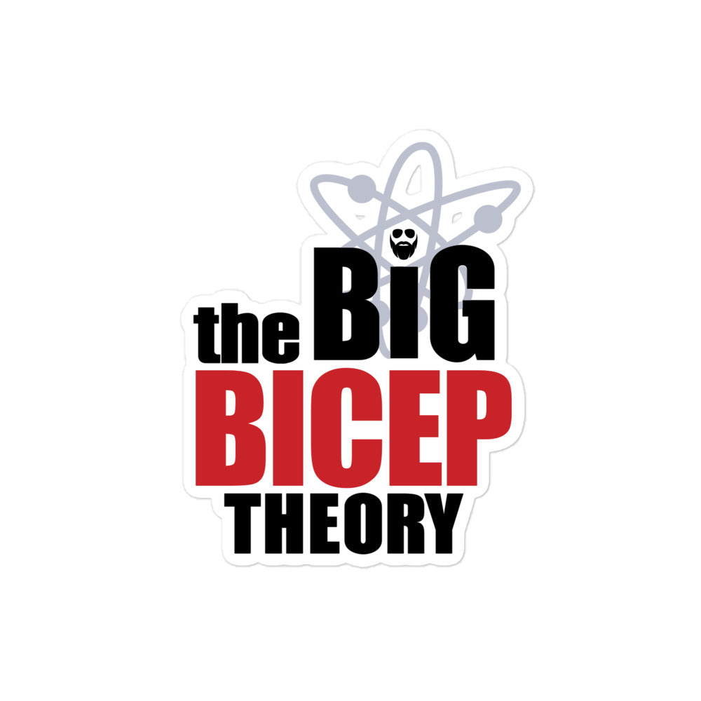 The Big Bicep Theory Sticker