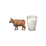 Bull Milk Sticker